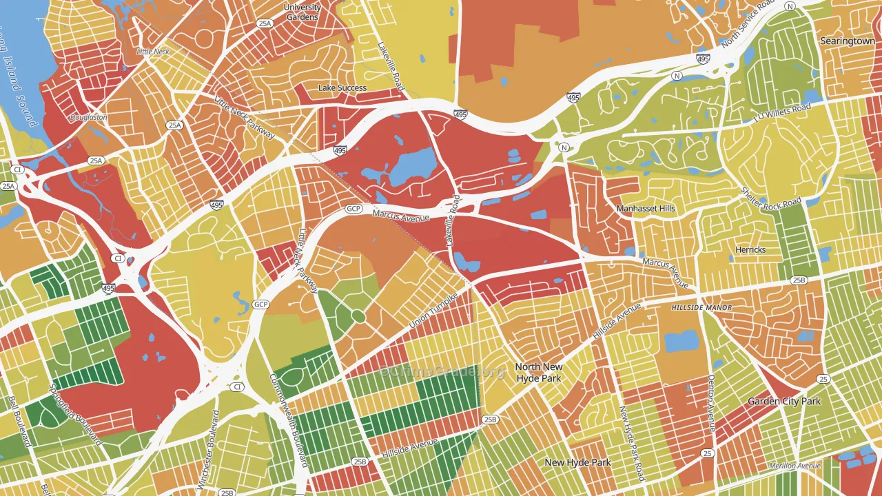 11042, NY Map of Theft Rates
