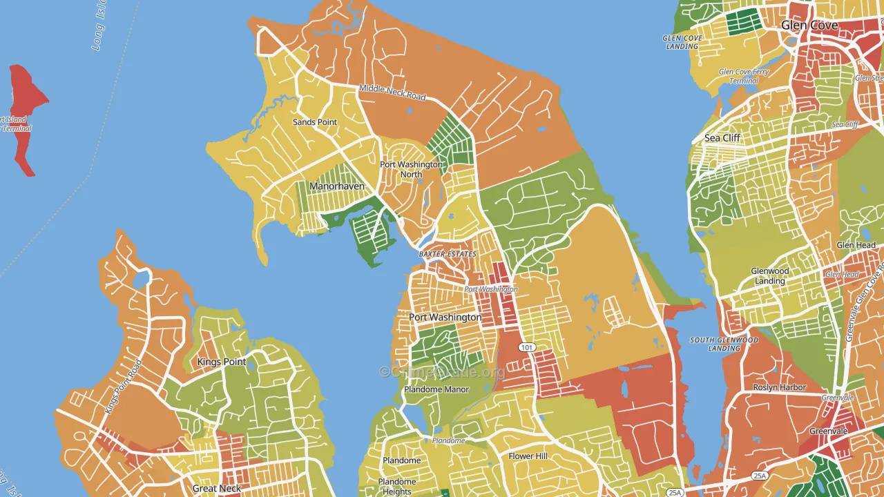 11050, NY Map of Theft Rates