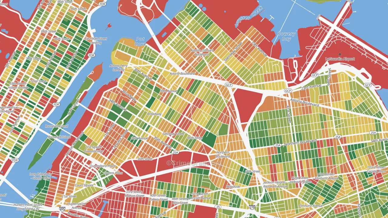 11103, NY Map of Theft Rates