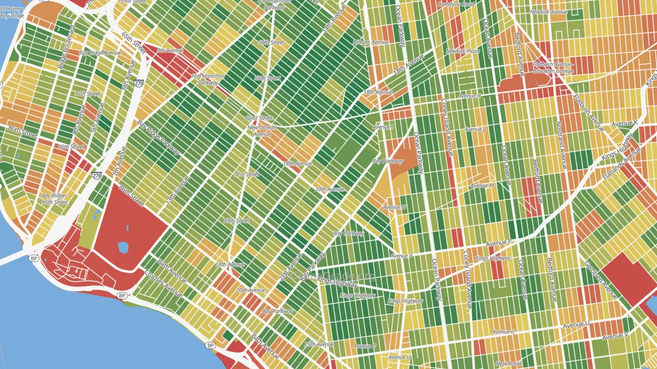 11204, NY Map of Theft Rates