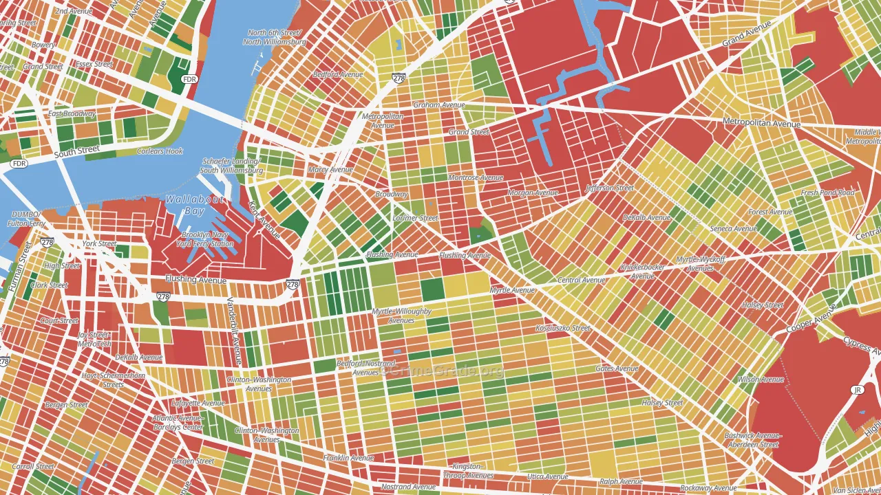 11206, NY Map of Theft Rates