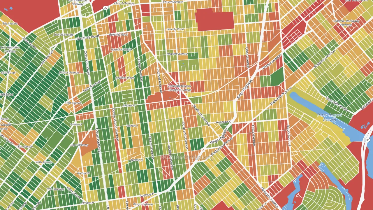 11210, NY Map of Theft Rates