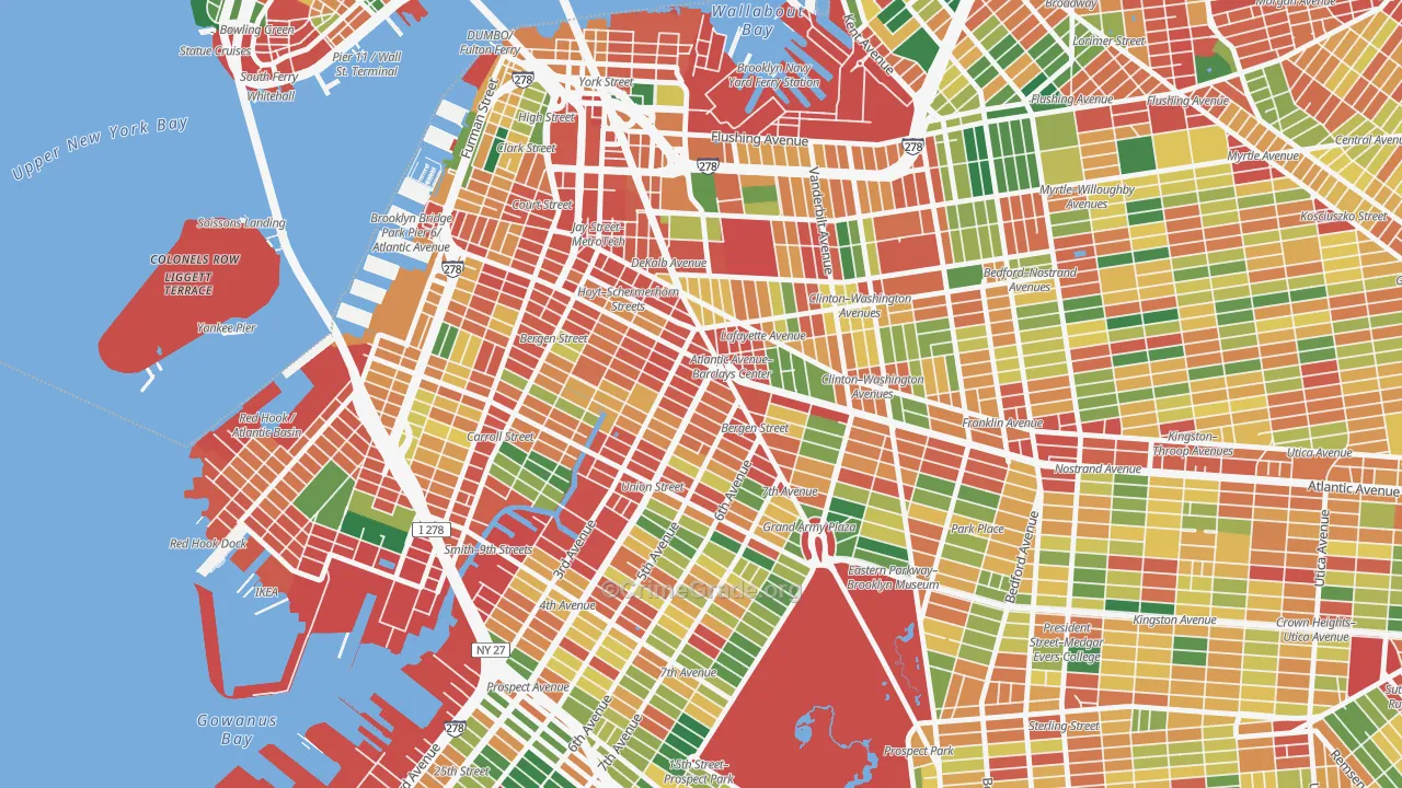 11217, NY Map of Theft Rates