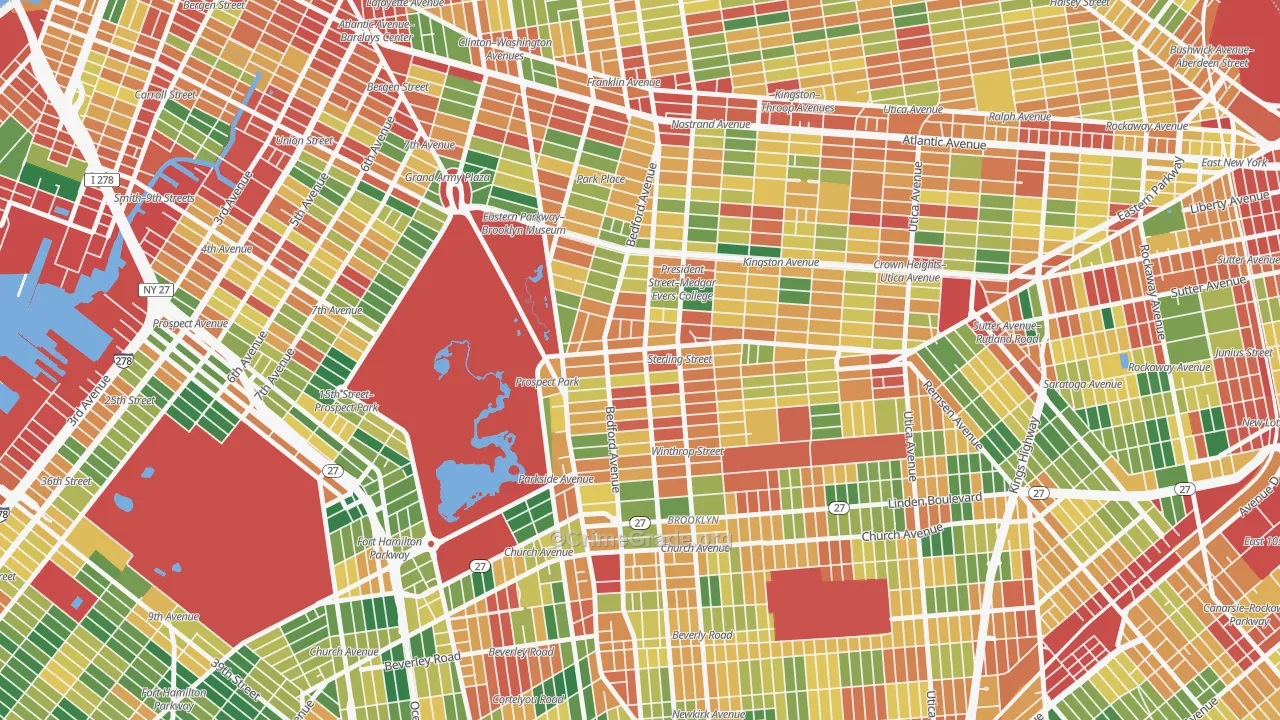 11225, NY Map of Theft Rates