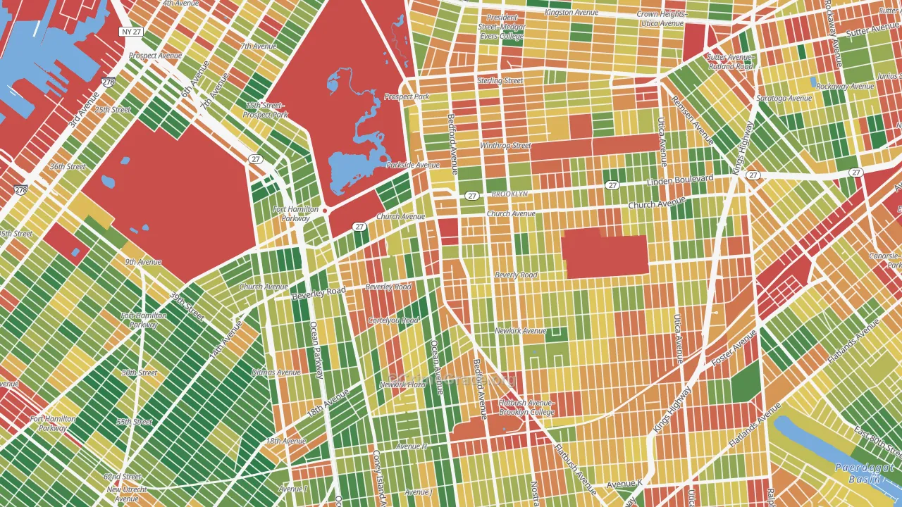 11226, NY Map of Theft Rates