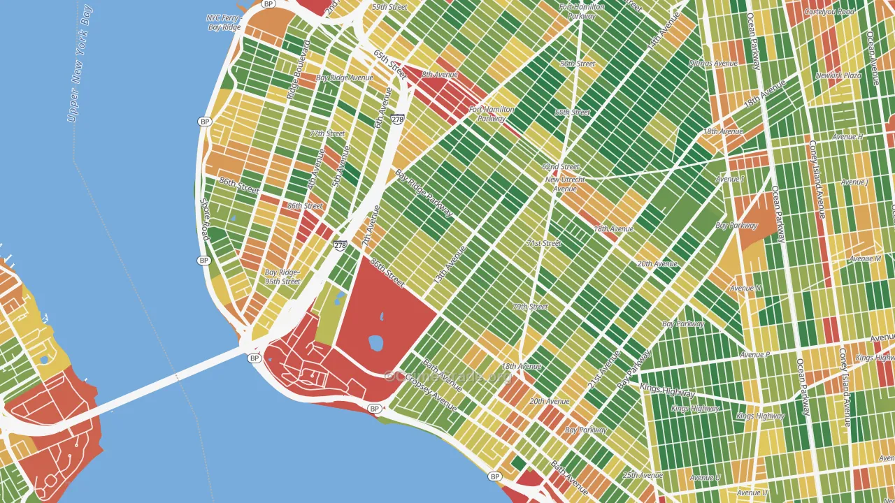 11228, NY Map of Theft Rates