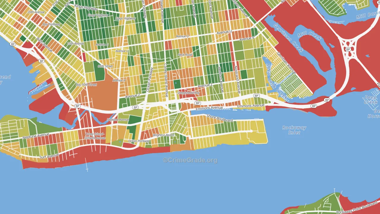 11235, NY Map of Theft Rates