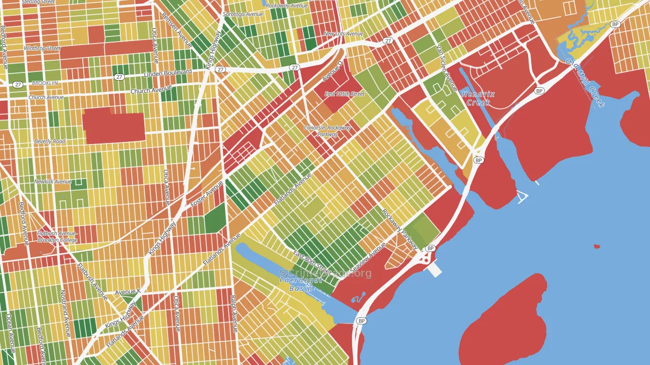 11236, NY Map of Theft Rates