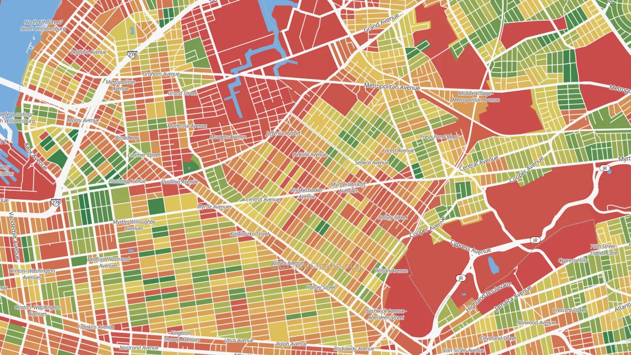 11237, NY Map of Theft Rates