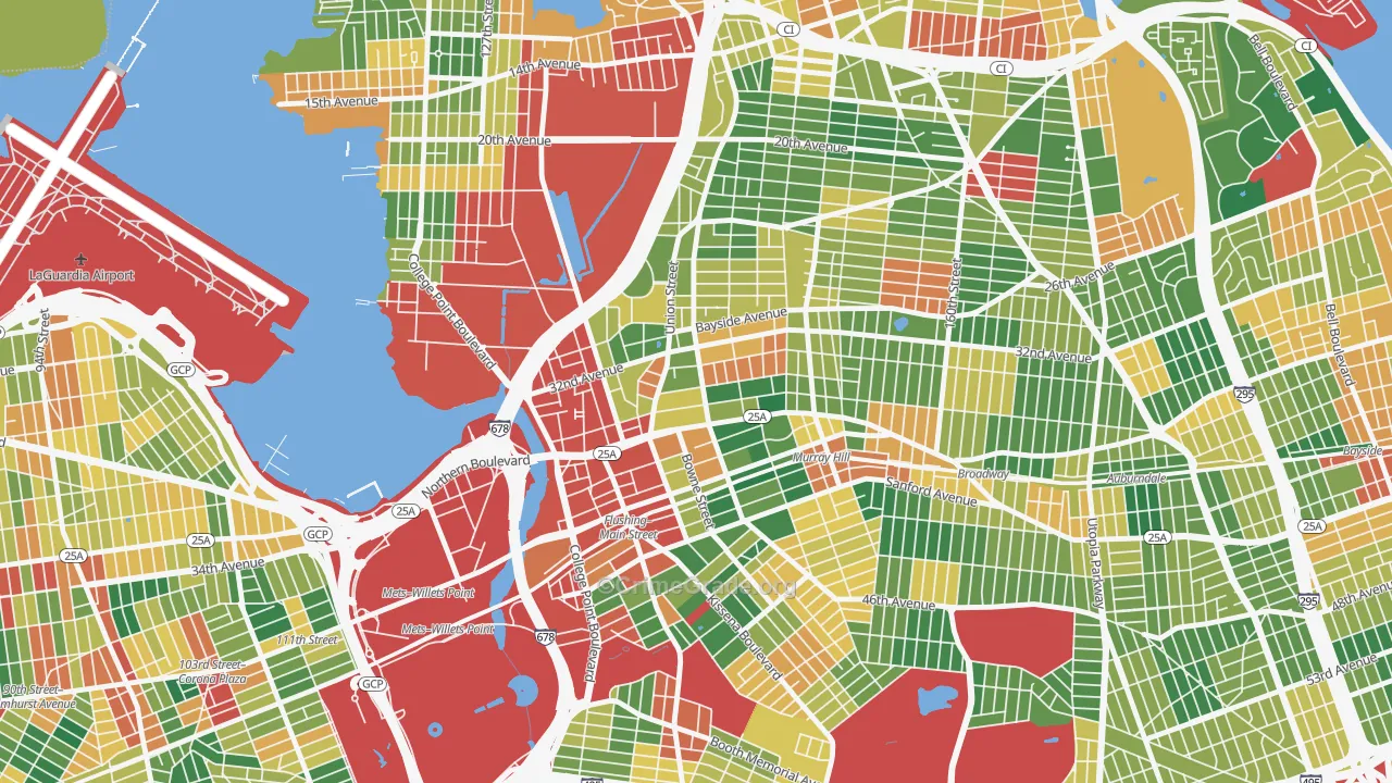 11354, NY Map of Theft Rates