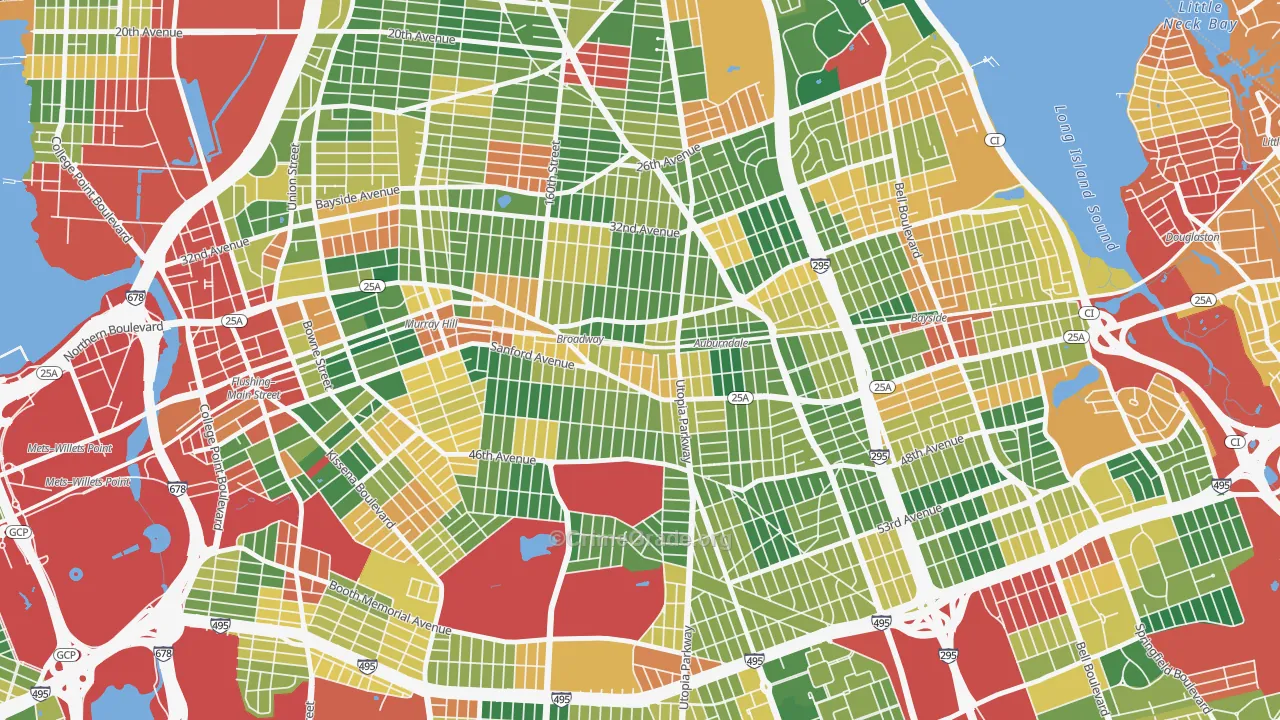 11358, NY Map of Theft Rates