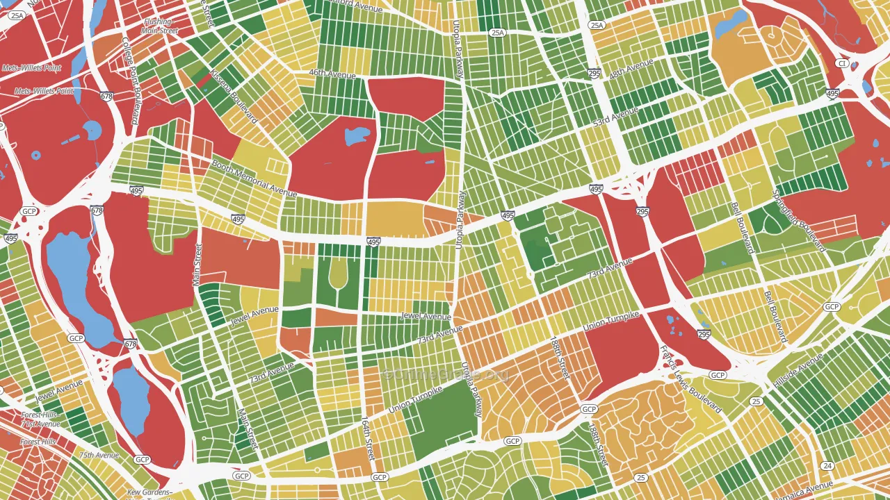 11365, NY Map of Theft Rates