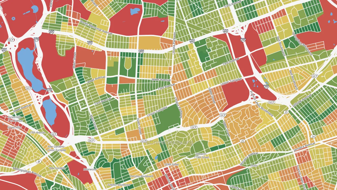 11366, NY Map of Theft Rates