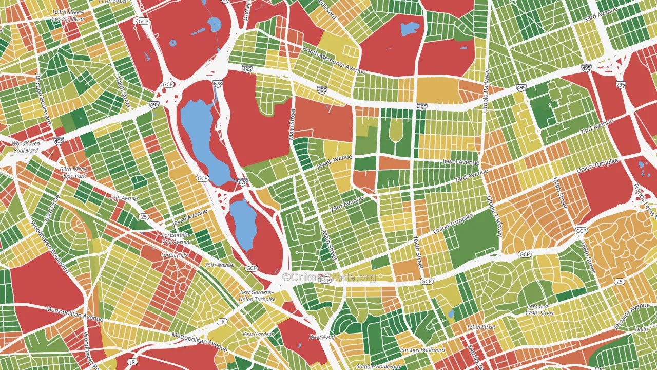 11367, NY Map of Theft Rates