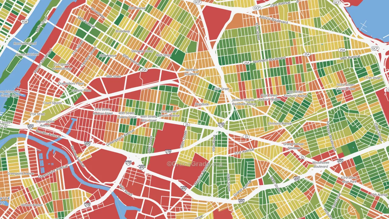 11377, NY Map of Theft Rates
