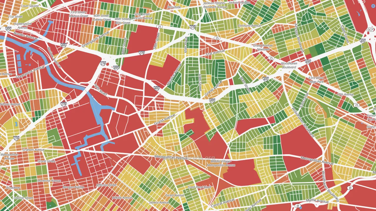 11378, NY Map of Theft Rates