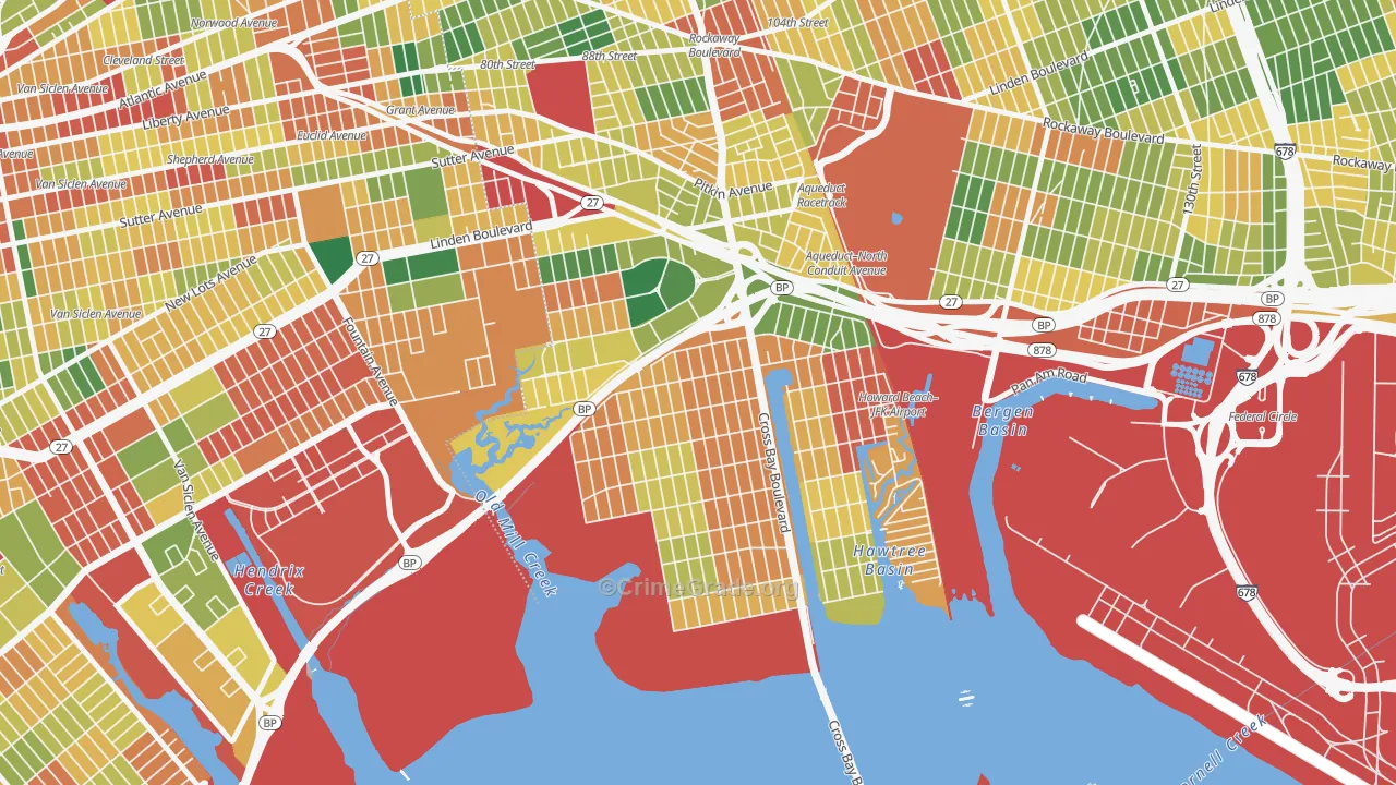 11414, NY Map of Theft Rates