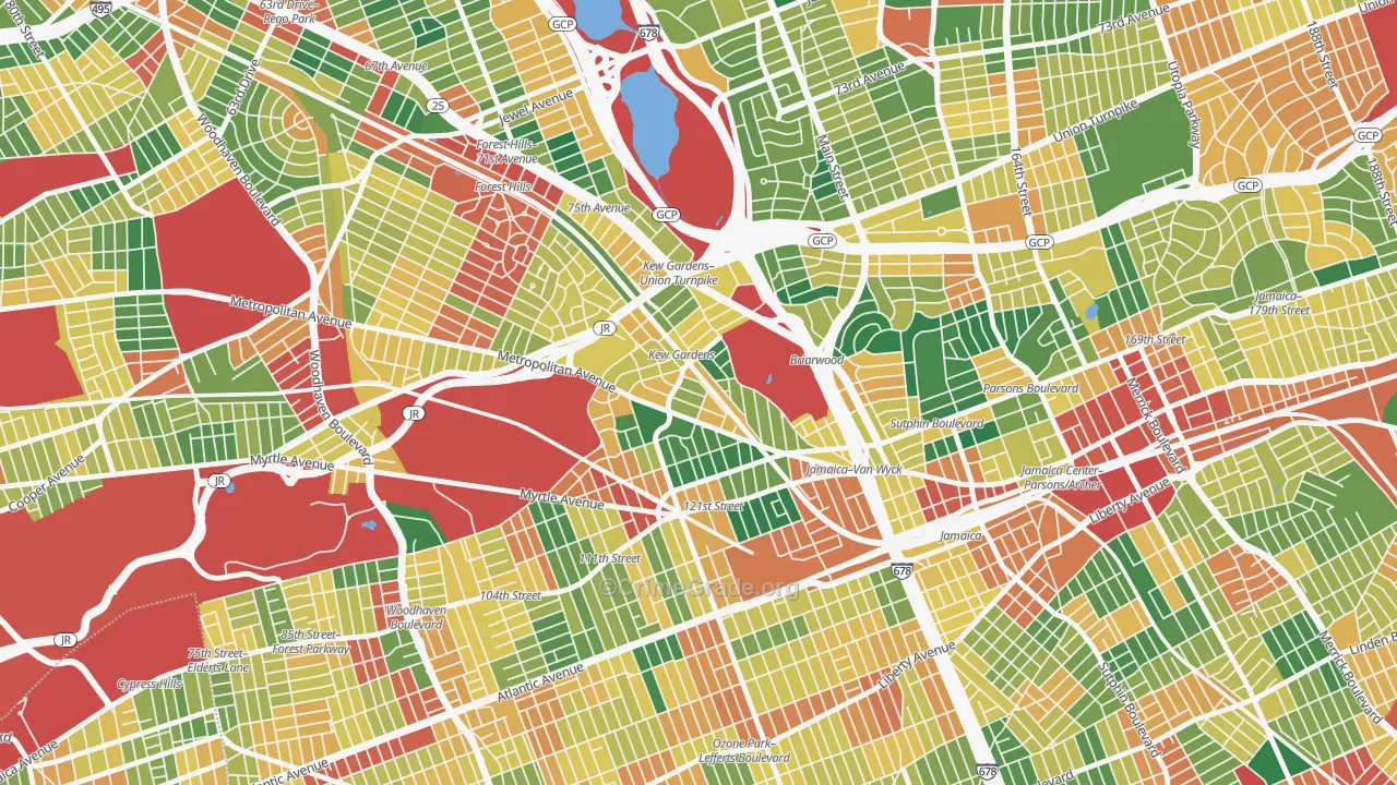 11415, NY Map of Theft Rates