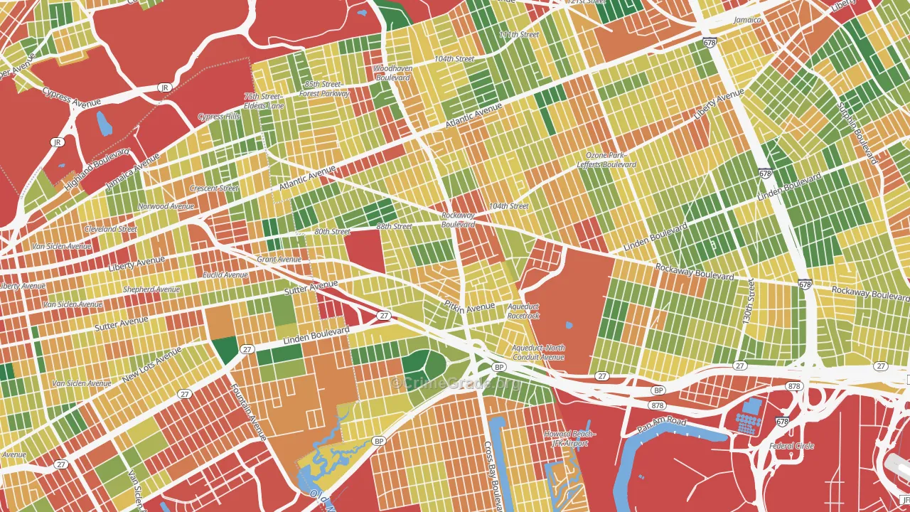 11417, NY Map of Theft Rates