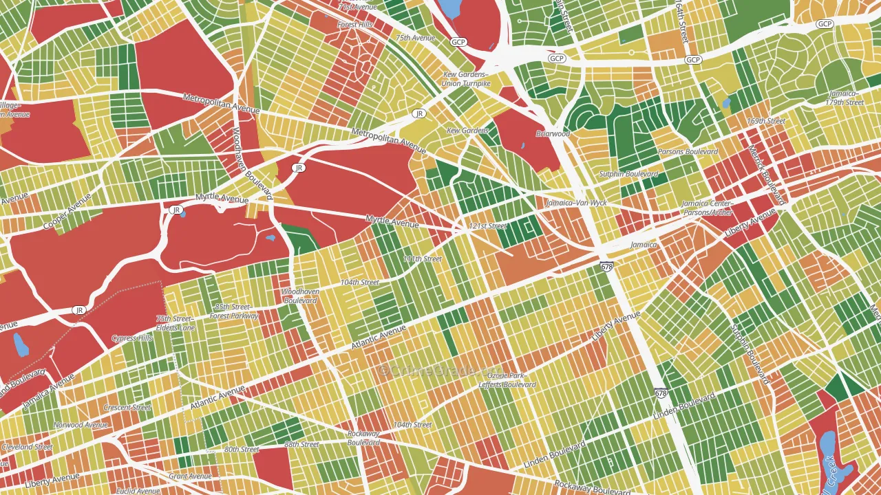 11418, NY Map of Theft Rates
