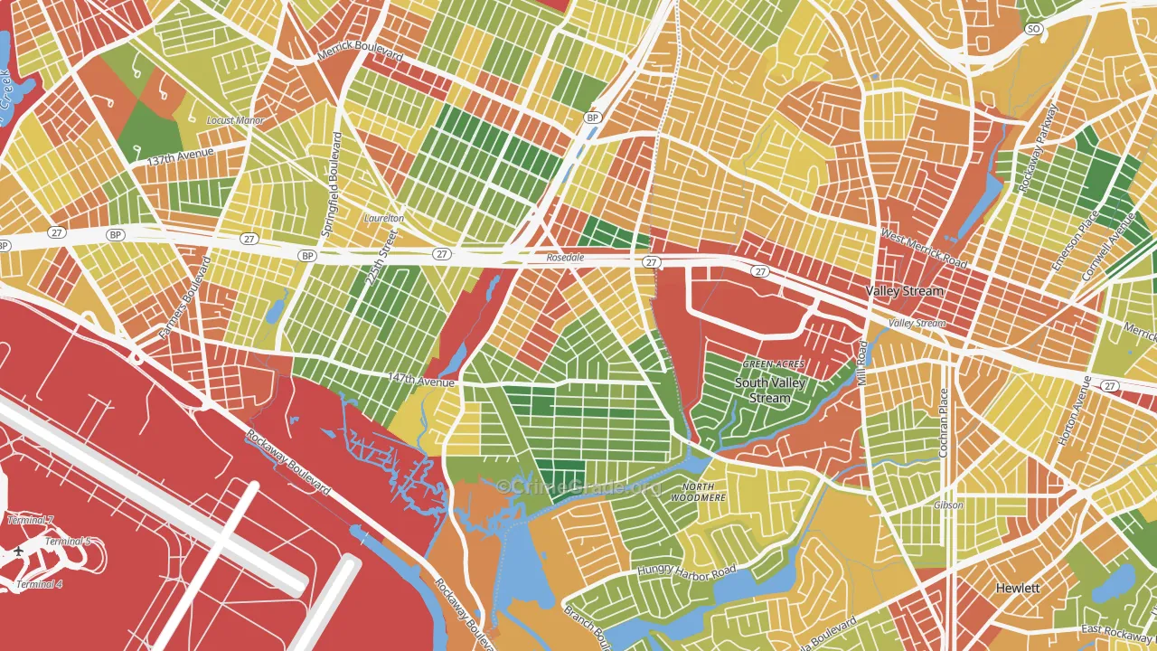 11422, NY Map of Theft Rates