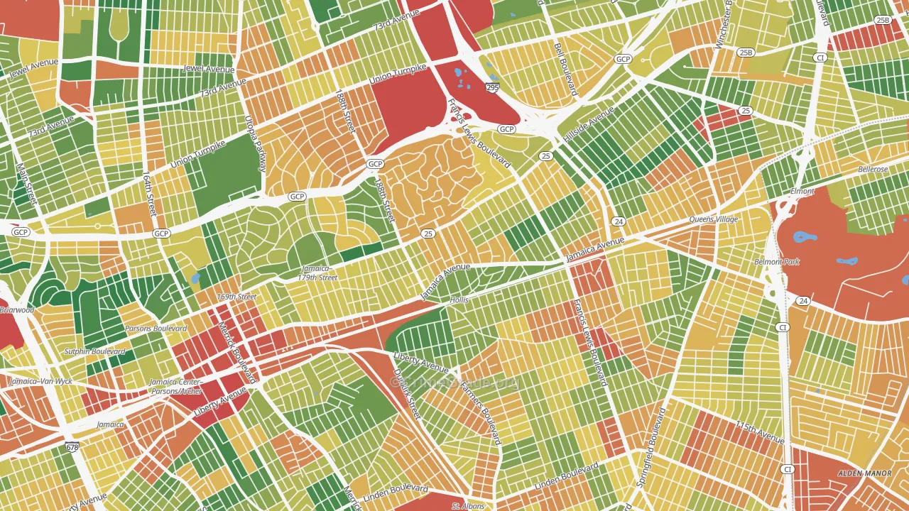 11423, NY Map of Theft Rates