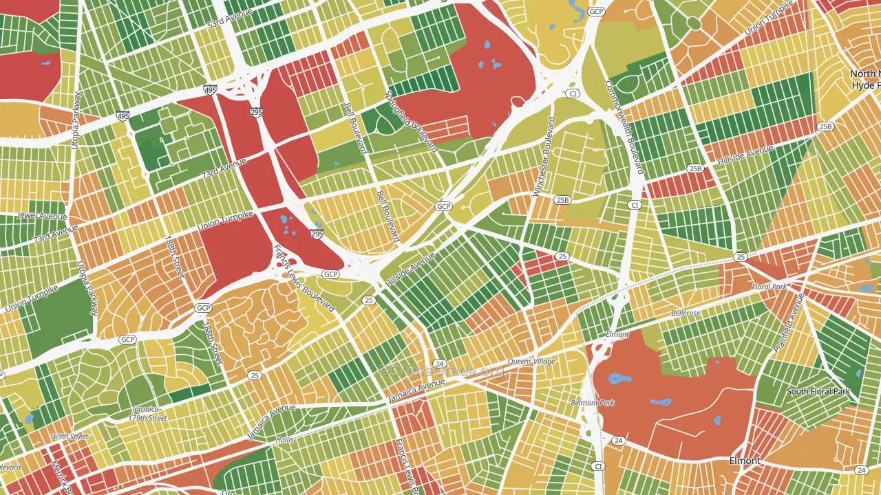 11427, NY Map of Theft Rates