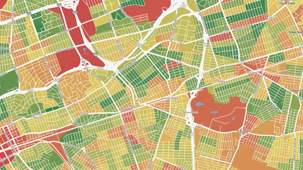 11428, NY Map of Theft Rates