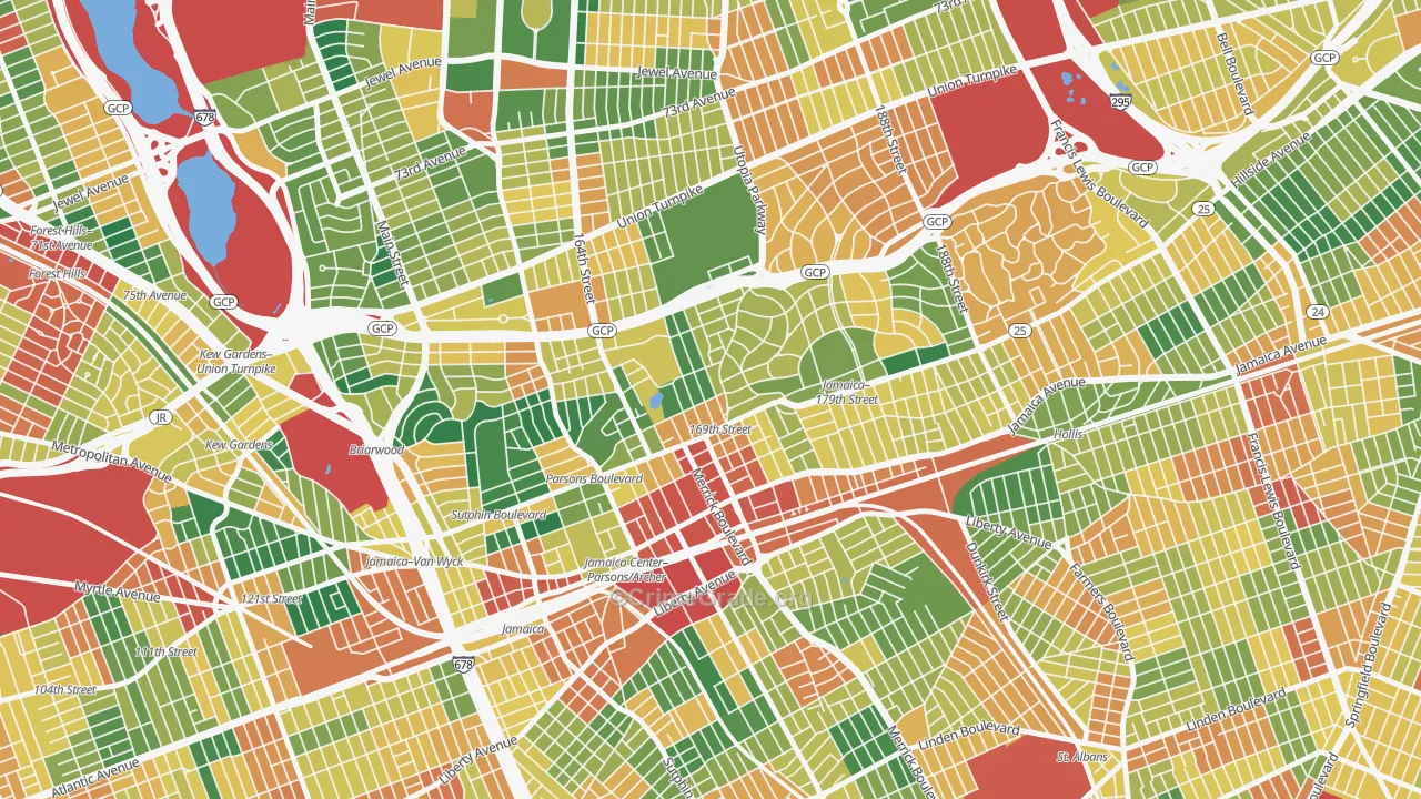 11432, NY Map of Theft Rates
