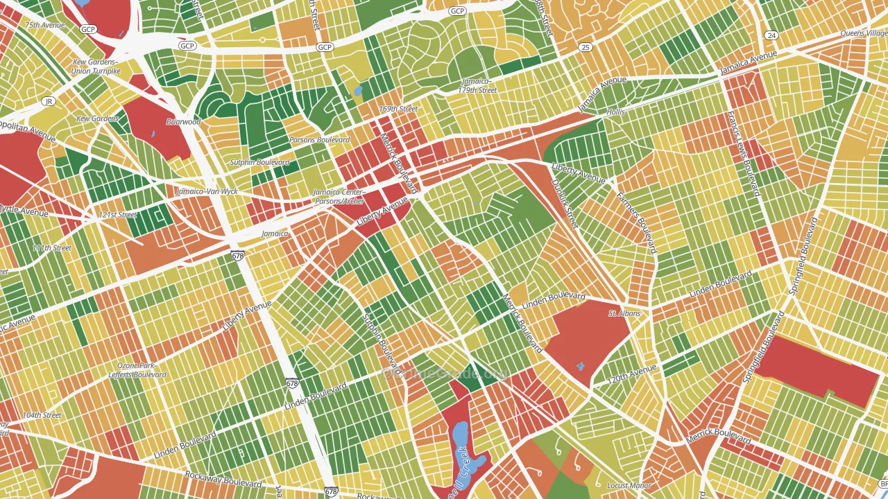 11433, NY Map of Theft Rates