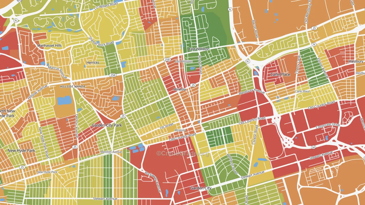 11501, NY Map of Theft Rates