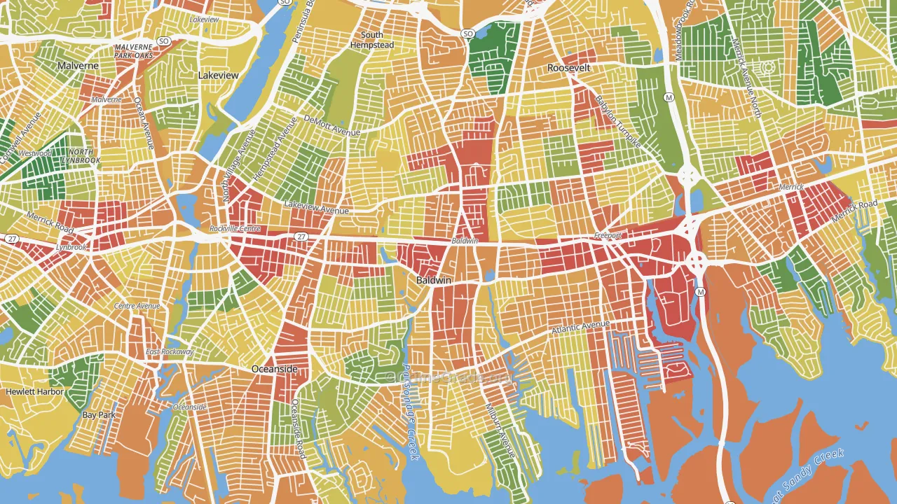 11510, NY Map of Theft Rates