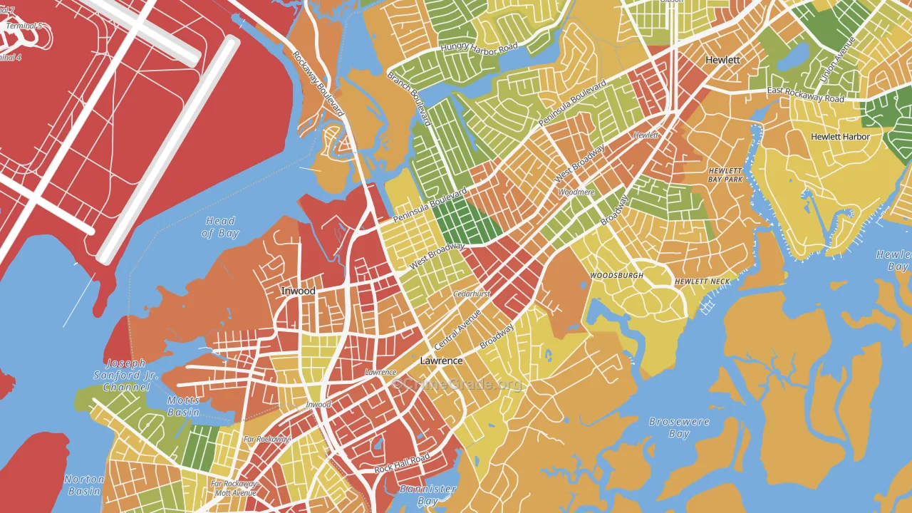 11516, NY Map of Theft Rates