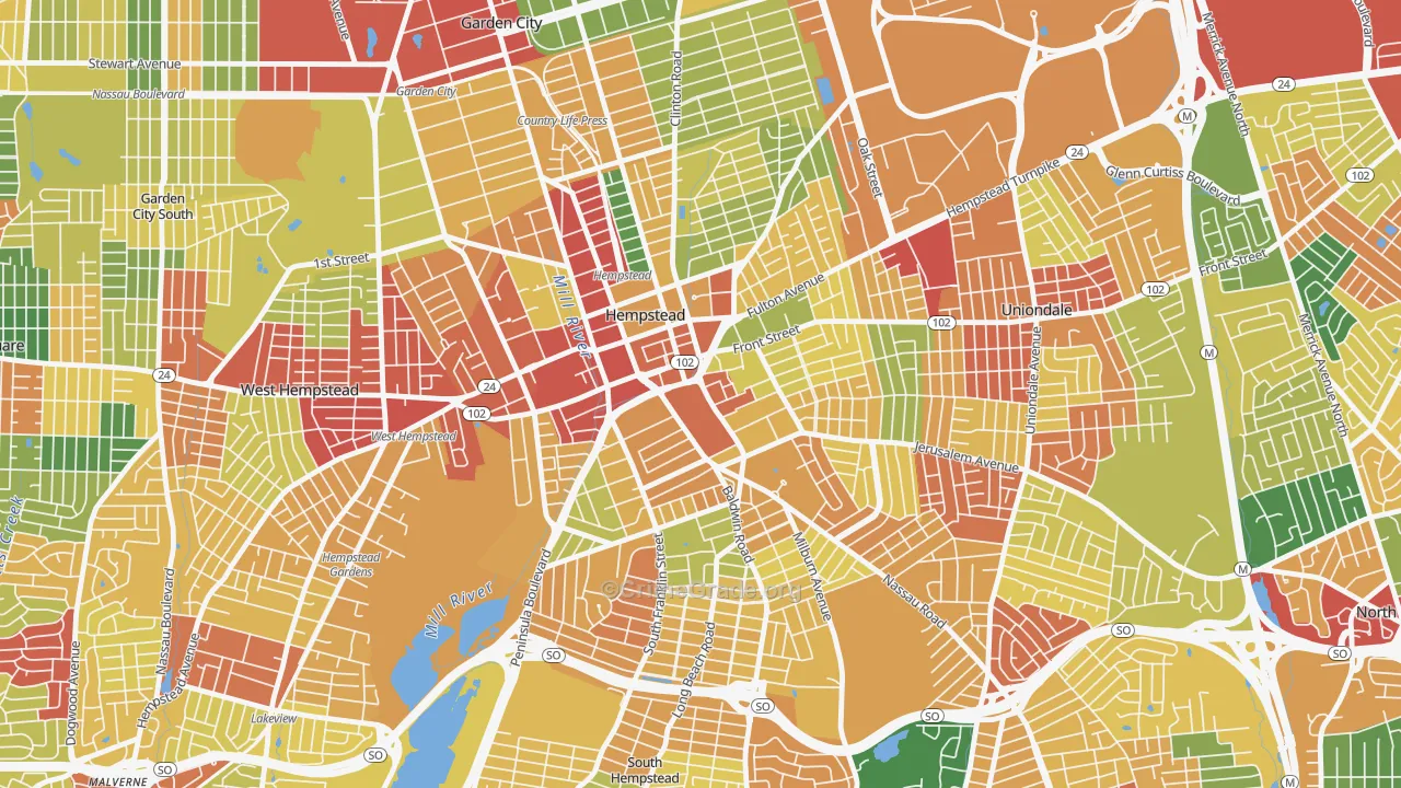 11550, NY Map of Theft Rates