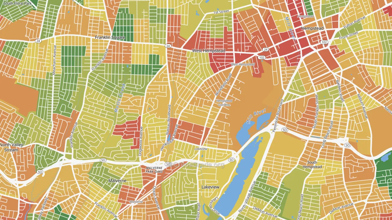 11552, NY Map of Theft Rates