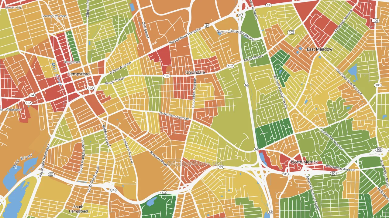 11553, NY Map of Theft Rates