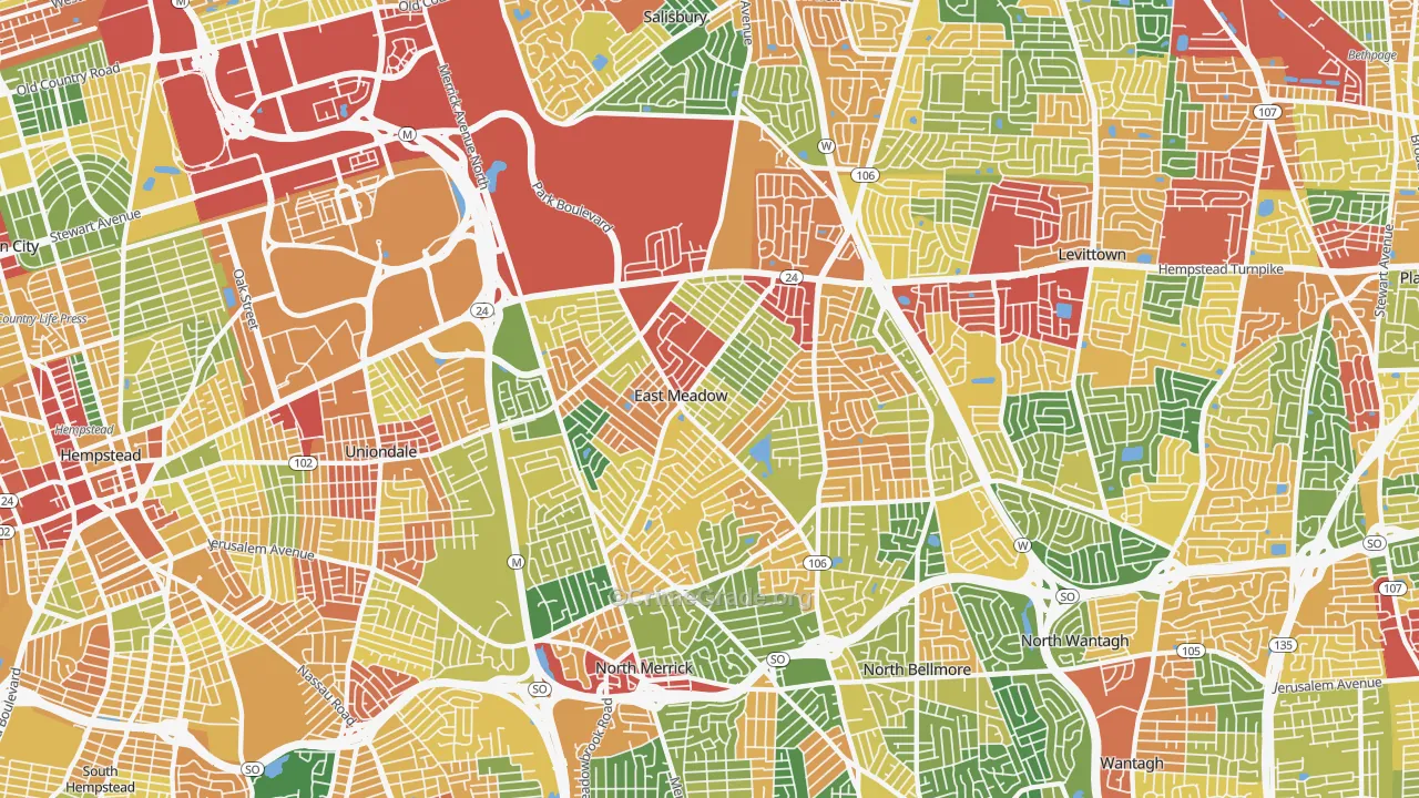 11554, NY Map of Theft Rates