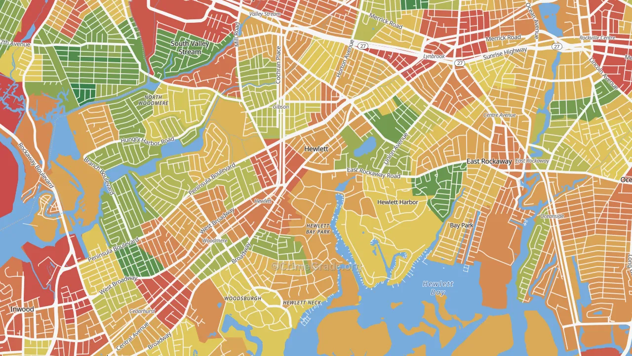 11557, NY Map of Theft Rates