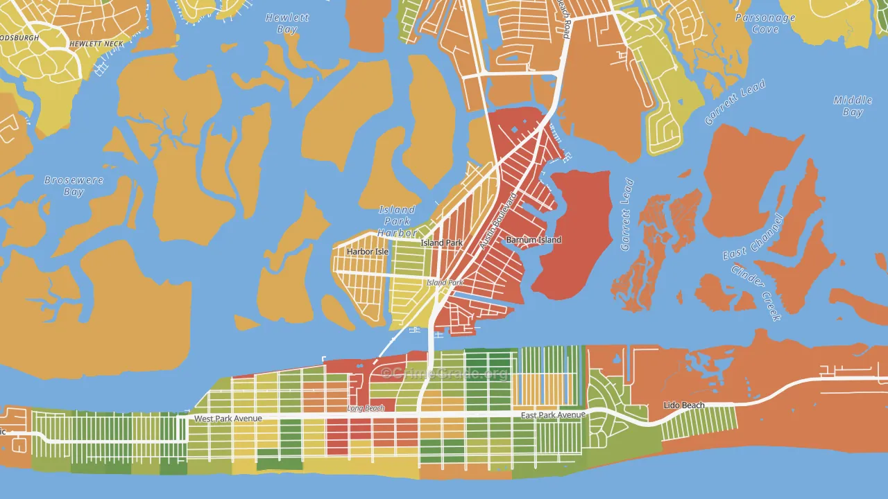 11558, NY Map of Theft Rates