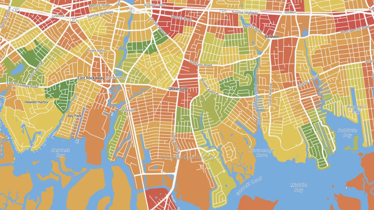 11572, NY Map of Theft Rates