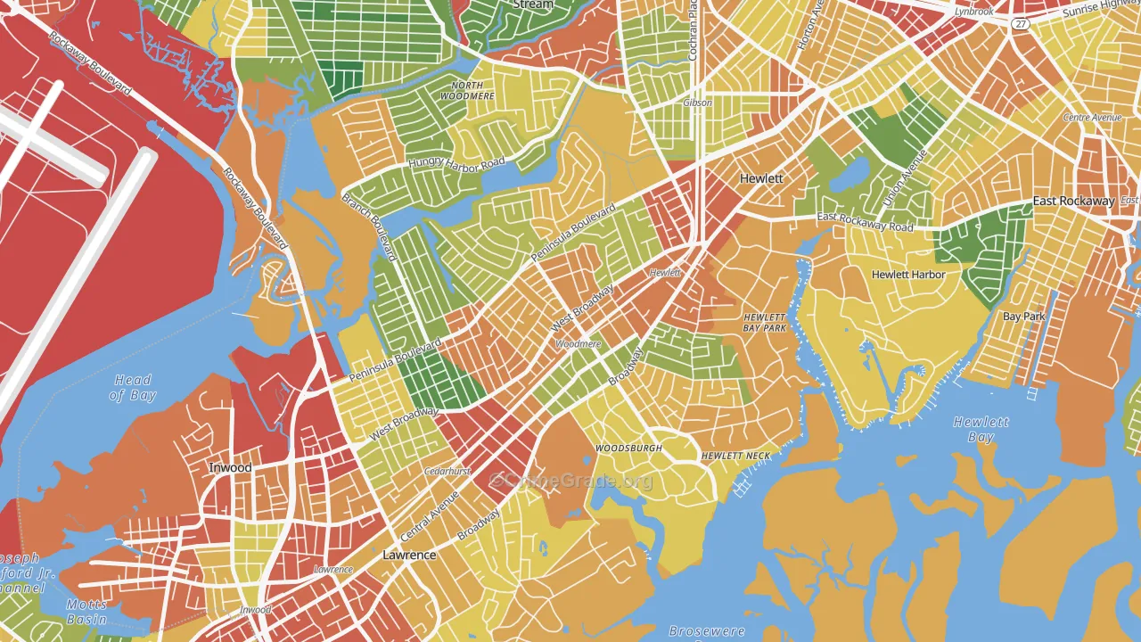 11598, NY Map of Theft Rates