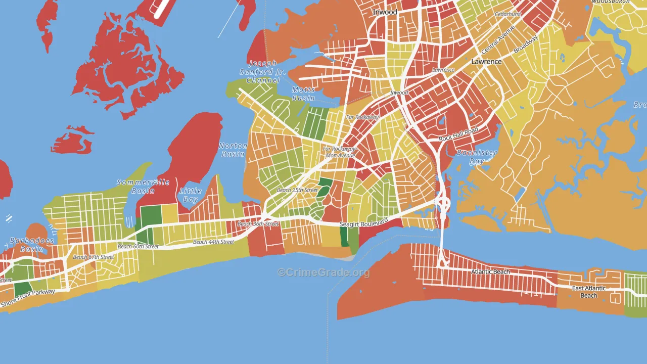 11691, NY Map of Theft Rates
