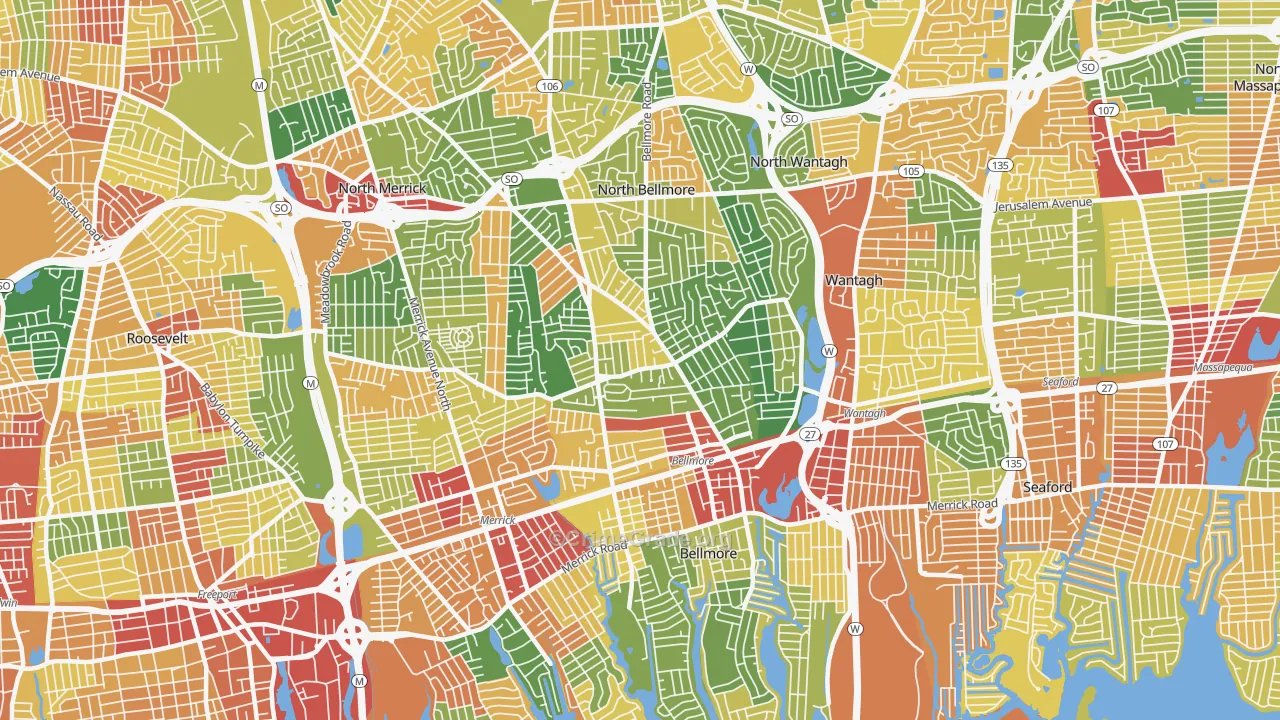 11710, NY Map of Theft Rates