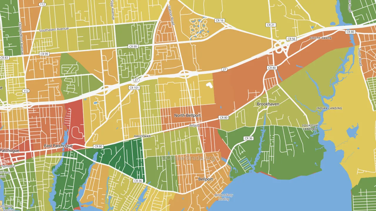 11713, NY Map of Theft Rates