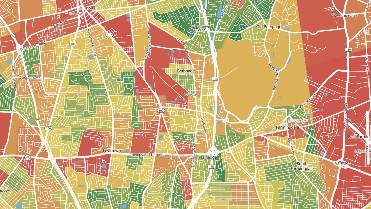 11714, NY Map of Theft Rates