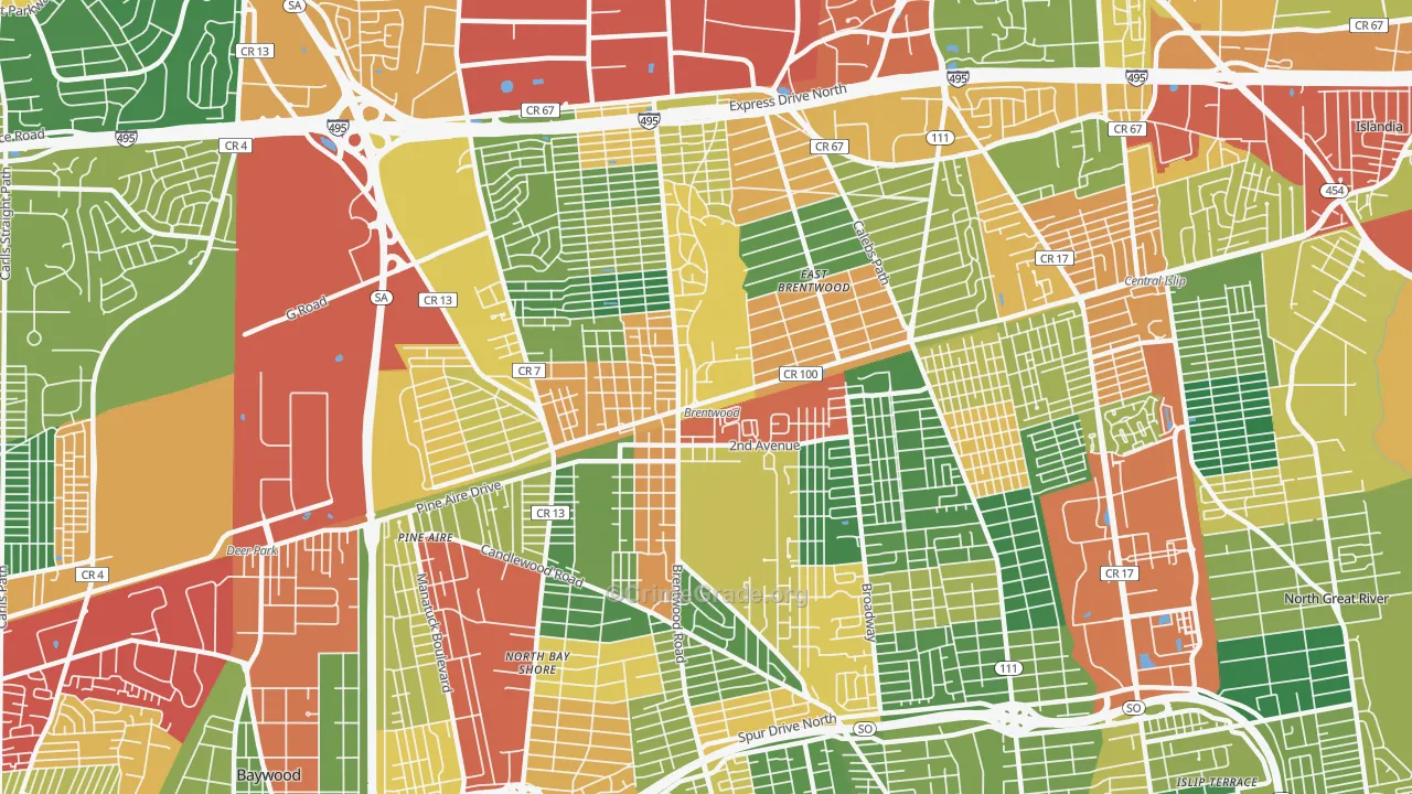 11717, NY Map of Theft Rates