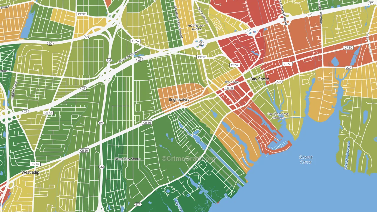 11718, NY Map of Theft Rates