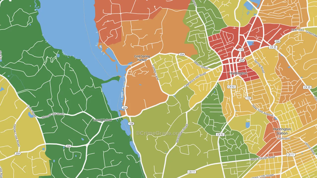 11724, NY Map of Theft Rates