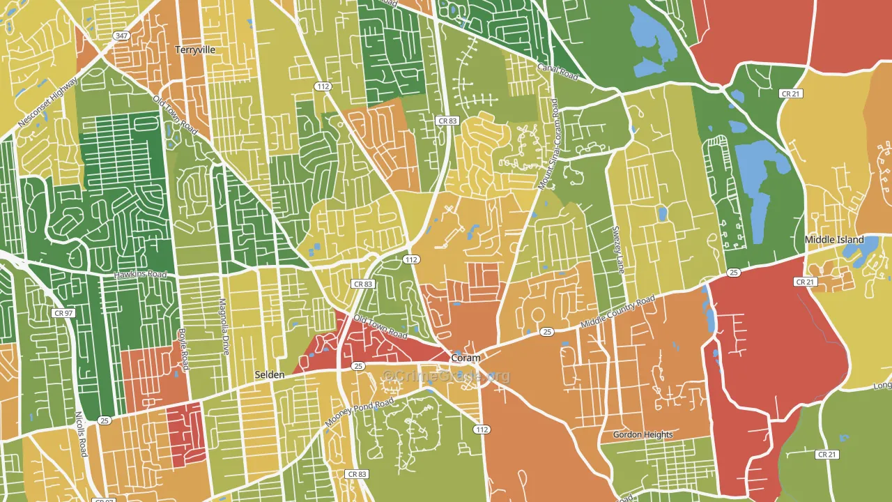 11727, NY Map of Theft Rates