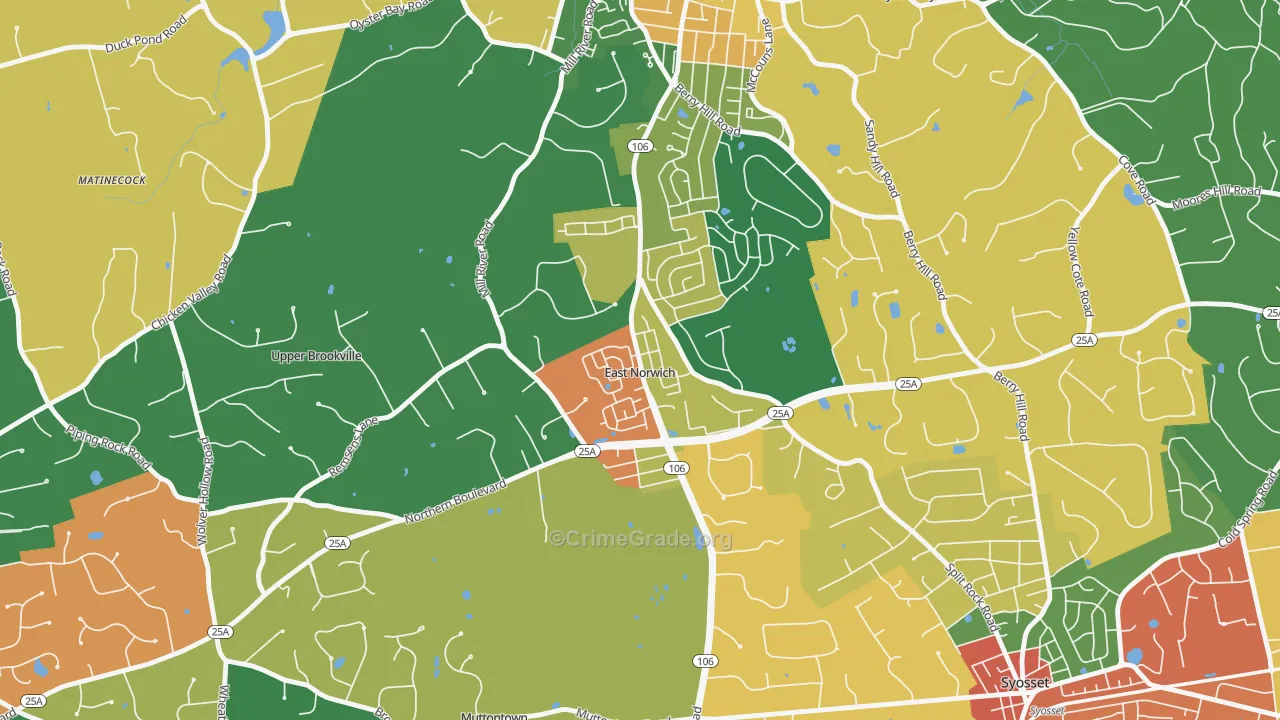 11732, NY Map of Theft Rates